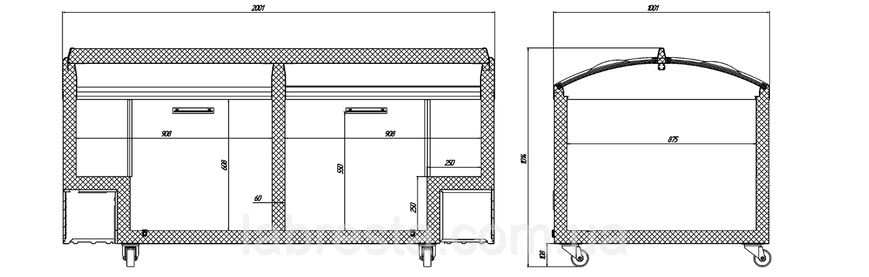 Бонета морозильна Juka M1000S купити в інтернет-магазині LabResta
