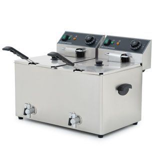 Фритюрниця електрична GoodFood EF88T BLACK із краном купити в інтернет-магазині LabResta