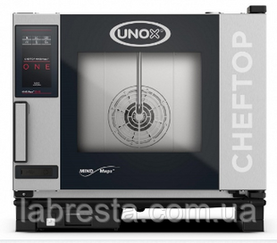 Пароконвектомат UNOX XEVC0511E1LMLP/7, лінія ONE, ліві двері купити в інтернет-магазині LabResta